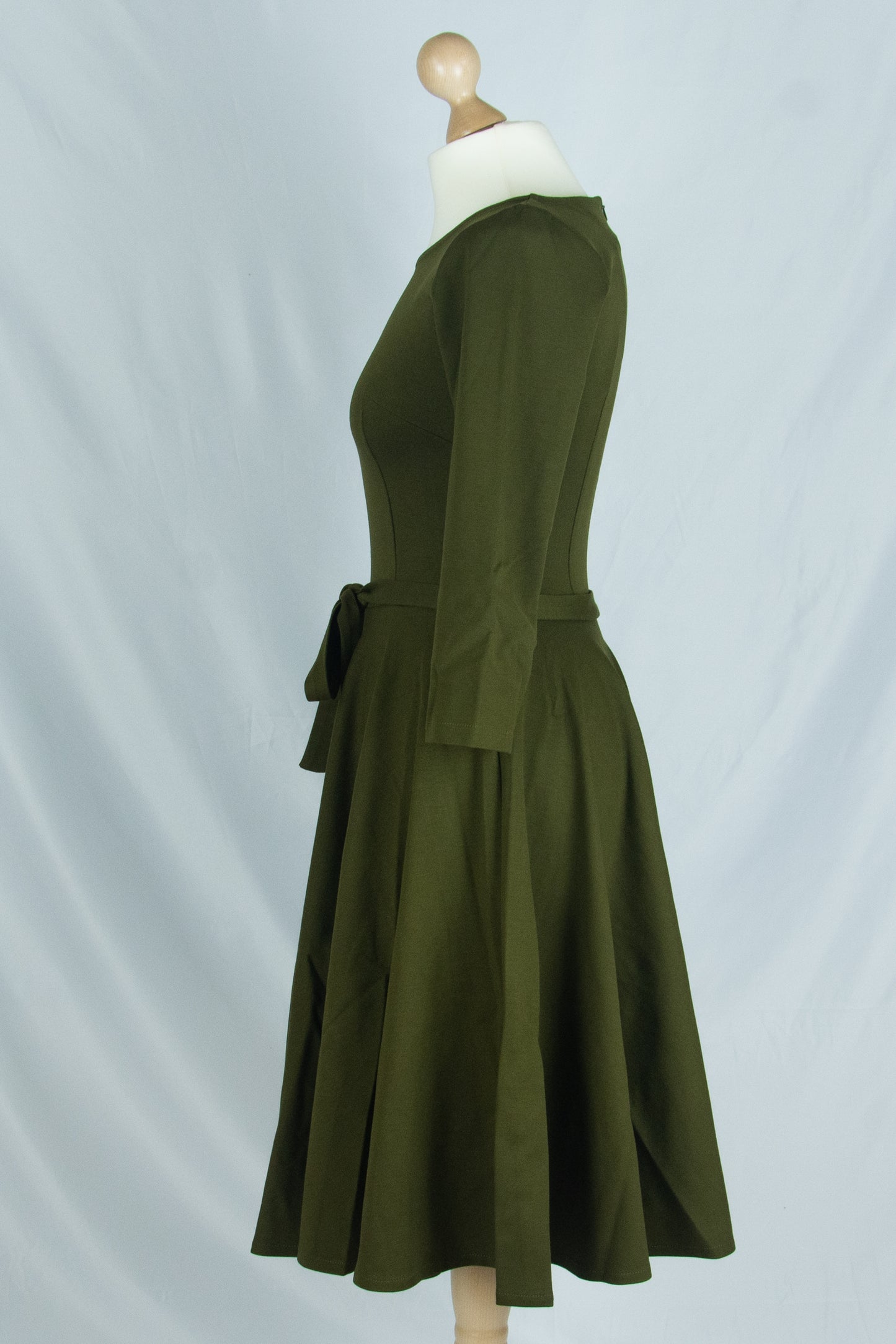 Ballerina Dress, Olive Punty