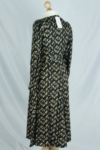 Magnolia Dress Longsleeve, Daisy Black