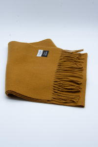 Biellese Wool Scarf, mustard