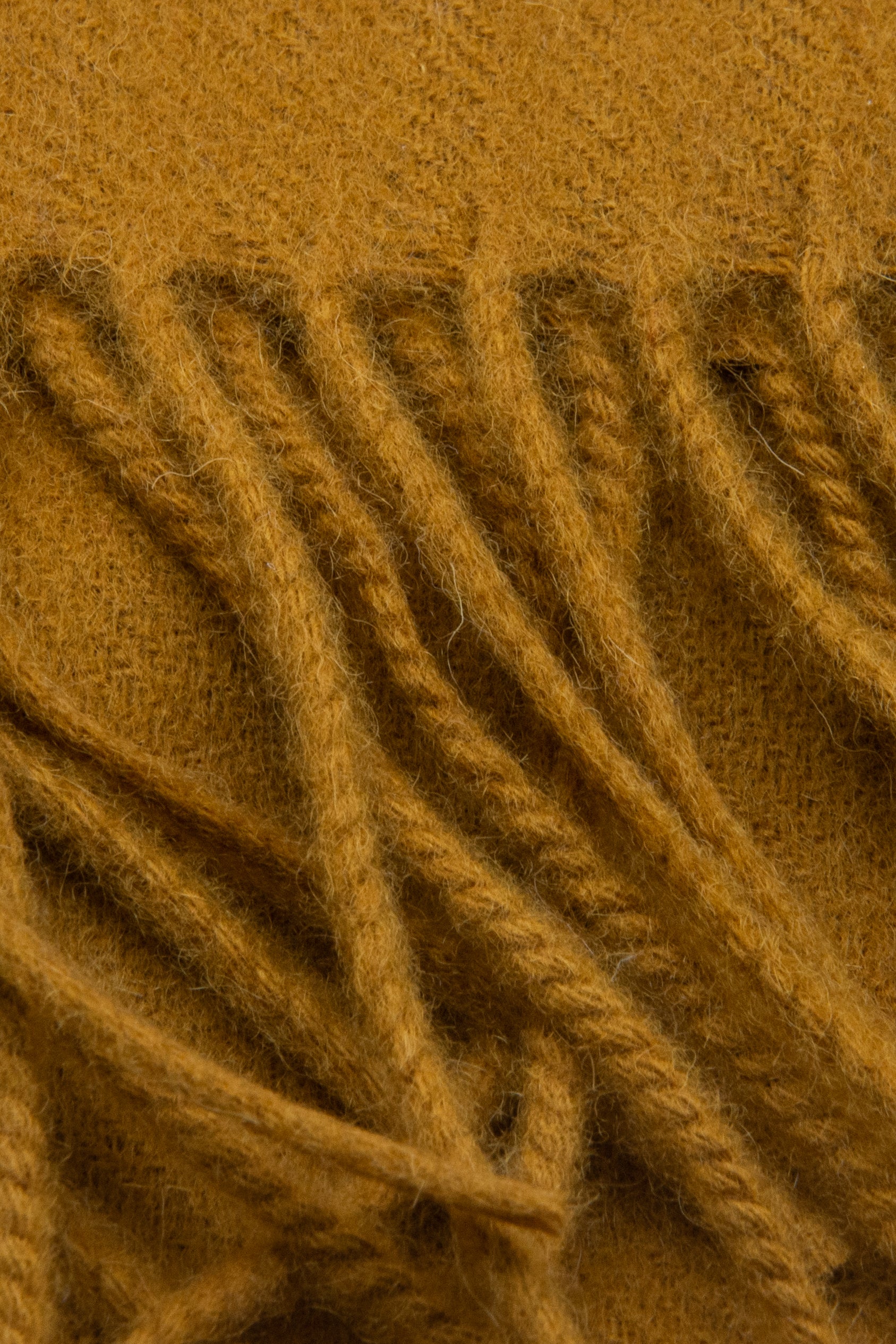 Biellese Wool Scarf, mustard