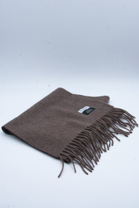 Biellese Wool Scarf, forest brown