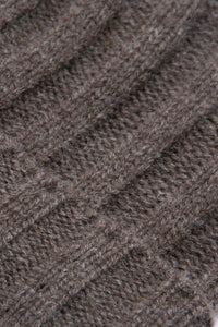 Biellese Wool Beanie, brown