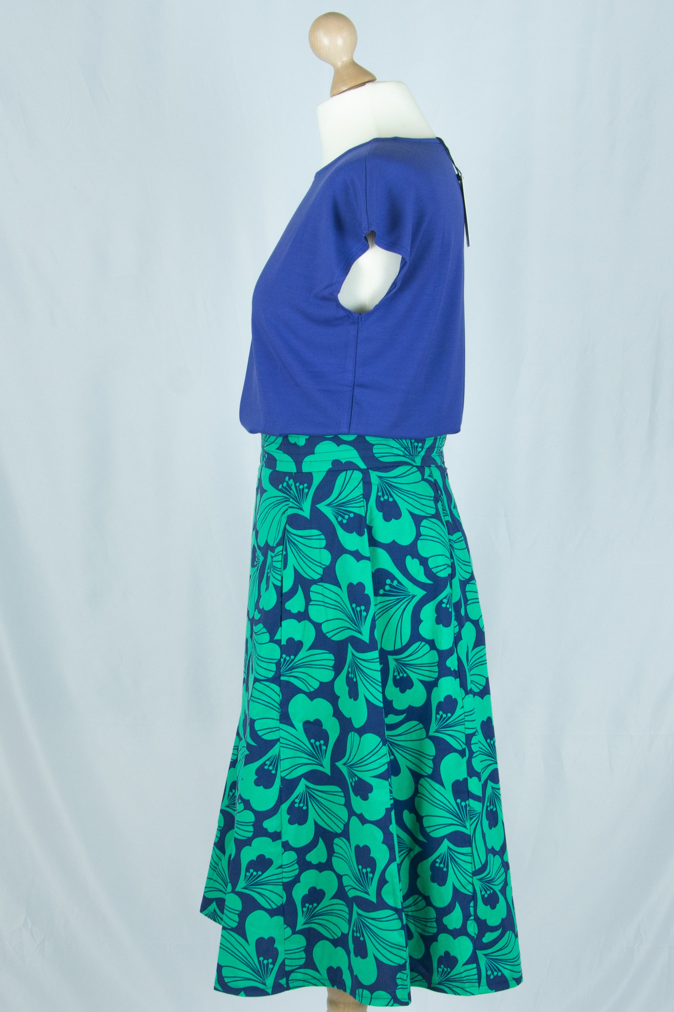 Lush Poppy GOTS Midi Rock, Lilibeth