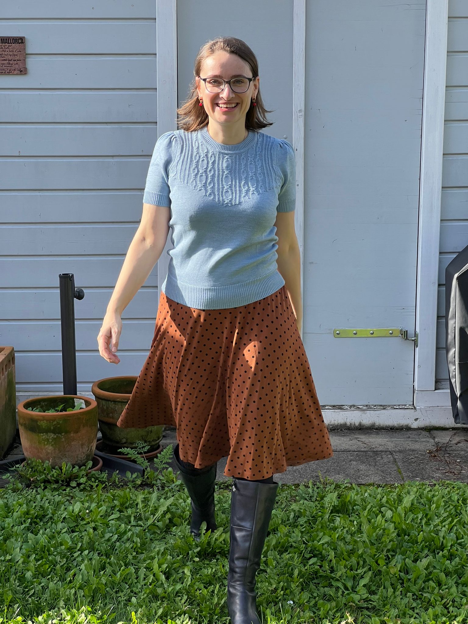 The Sweatergirl's Staple Sweater, Icy Blue