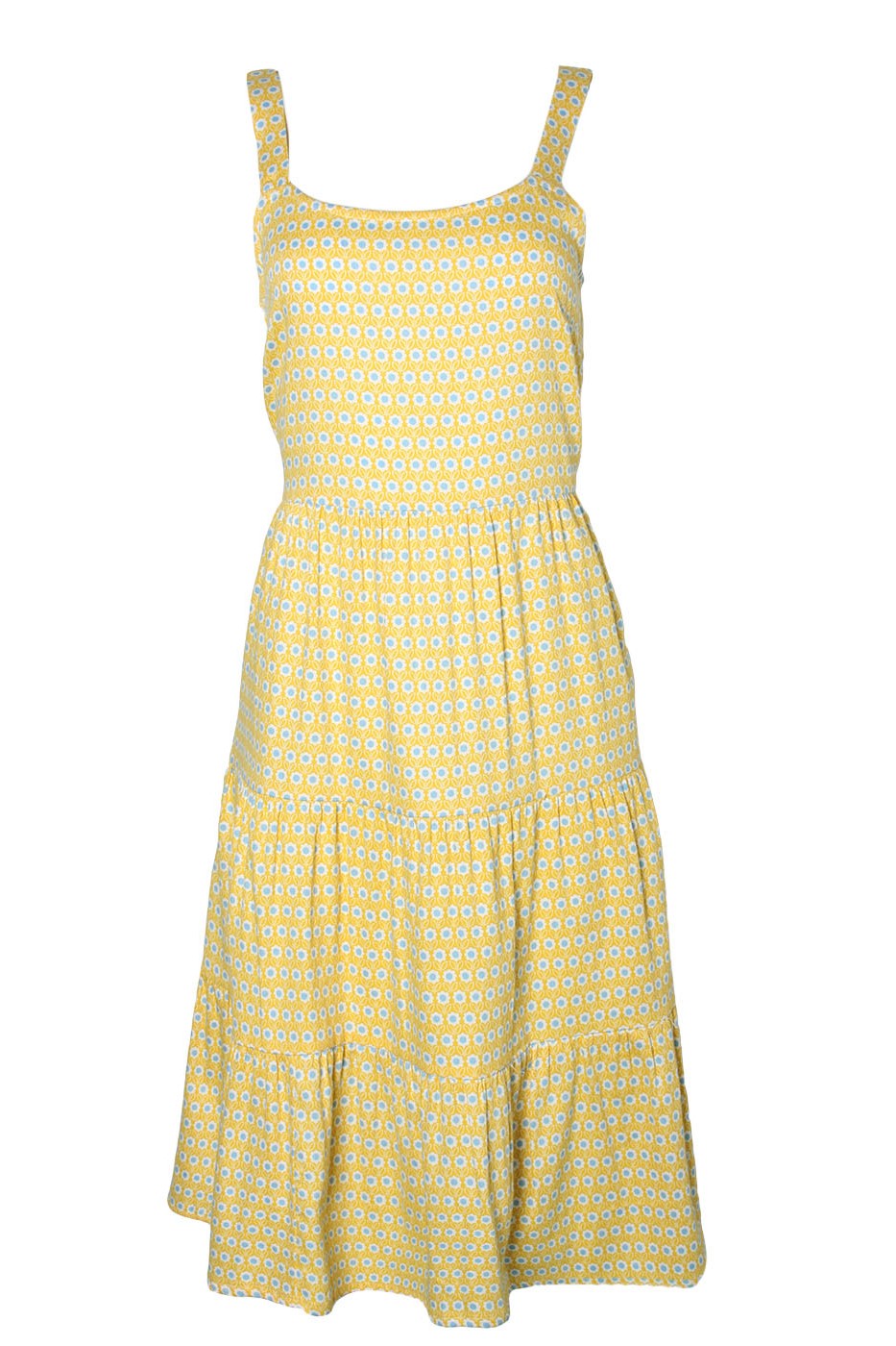 Stufenkleid mit Trägern, Daisies