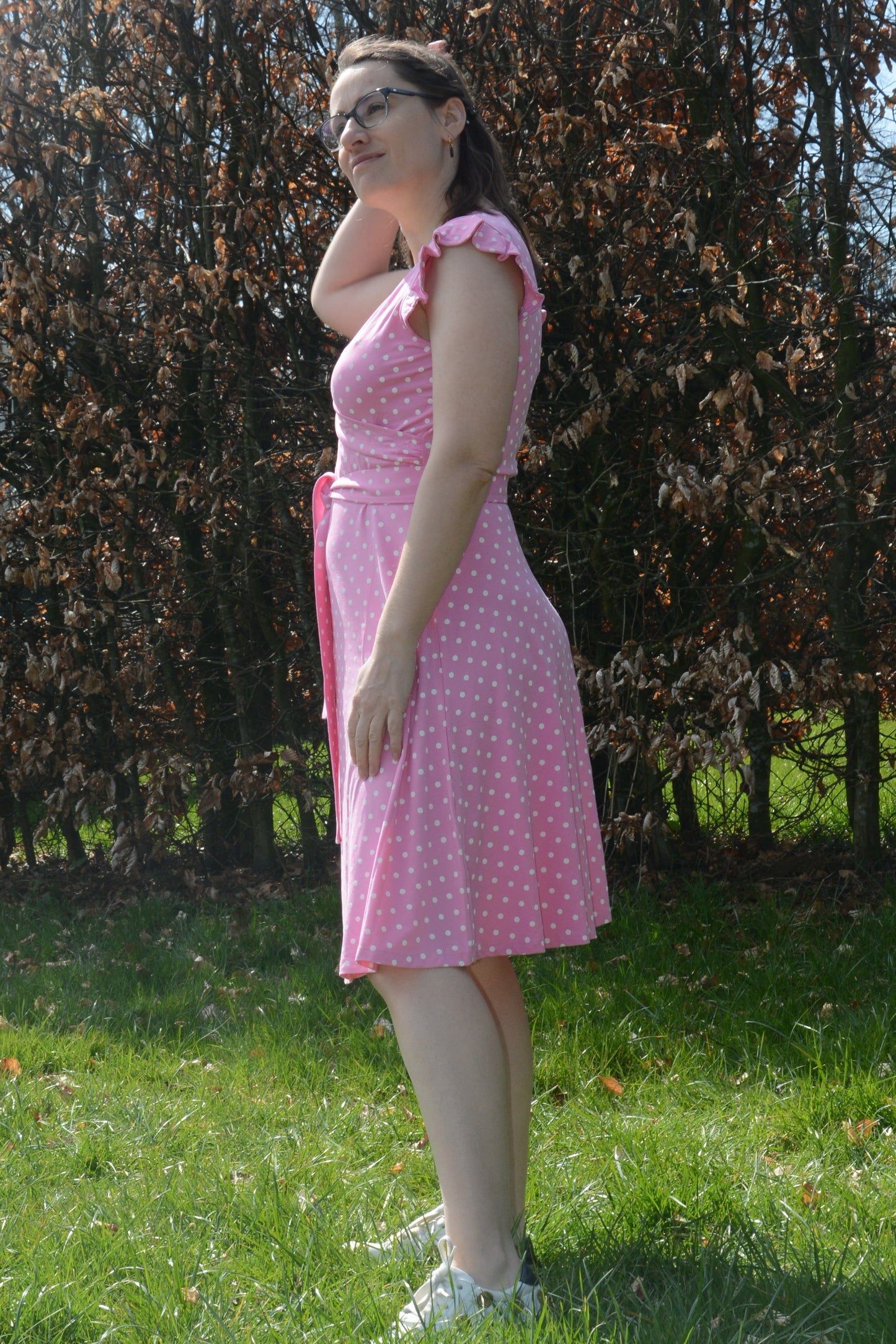 Kleid Boel, Dot Pink