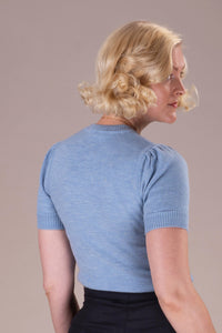 The Sweatergirl's Staple Sweater, Icy Blue