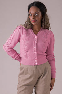 The Susie Q Cardigan, Heather