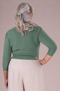 The Delightful Daytime Cardi, Sage green